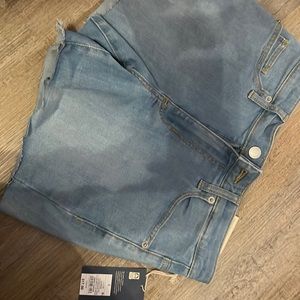 light blue jean shorts size 0